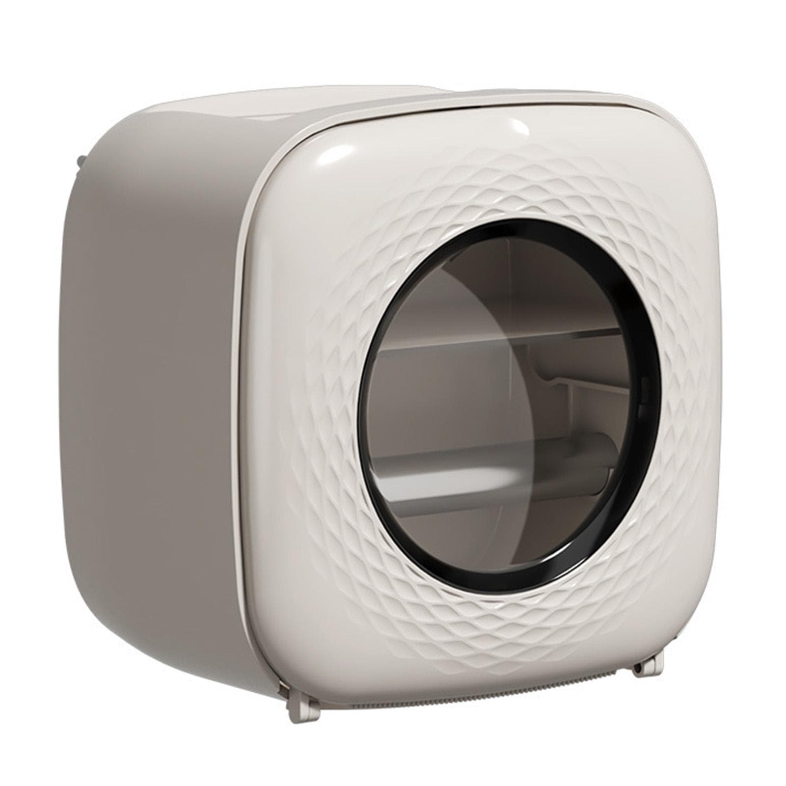 Toilet Paper Bathroom Set Box Punch Free Waterproof for Tissue Wall Mounted Decoration Light Khaki light khaki