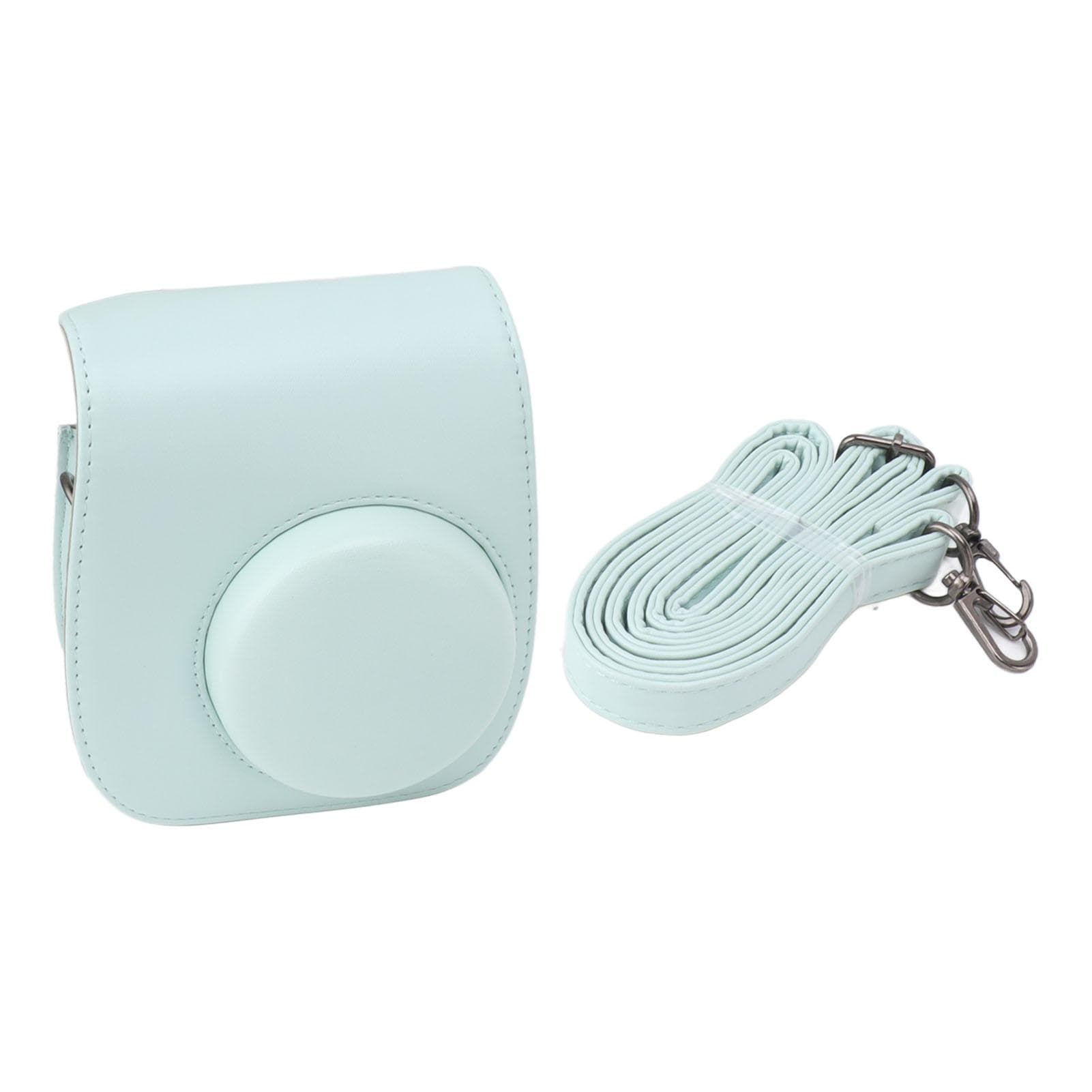 Instant Camera Bag PU Leather Instant Camera Bag Adjustable Strap Instant Camera Case for Traveling