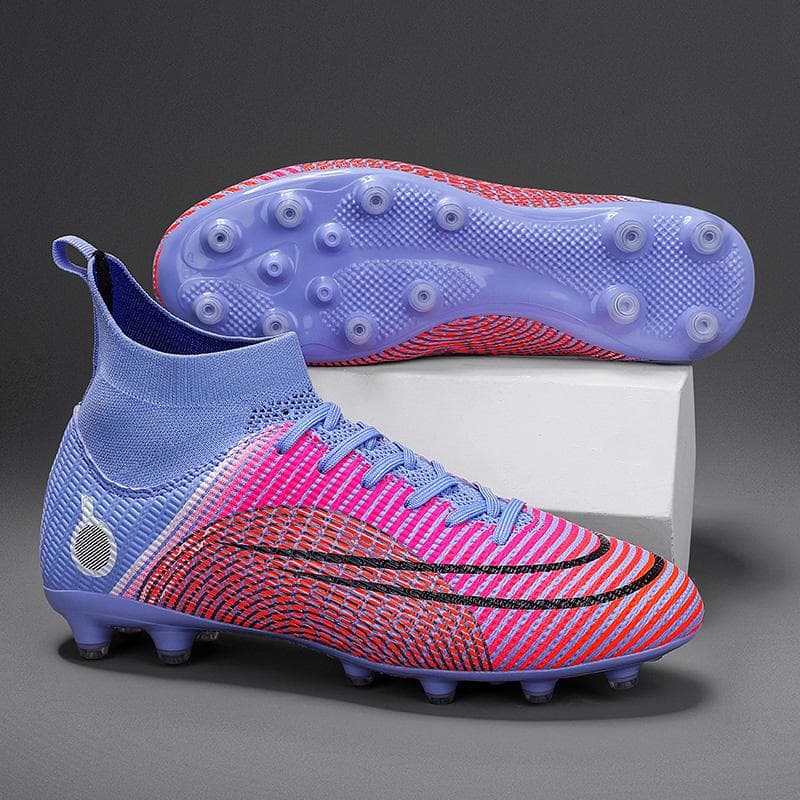 Men's Soccer Shoes Large Size Ultralight Football Boots Boys Sneakers Non-Slip AG/TF Soccer Cleats Ankle Boots Unisex 45