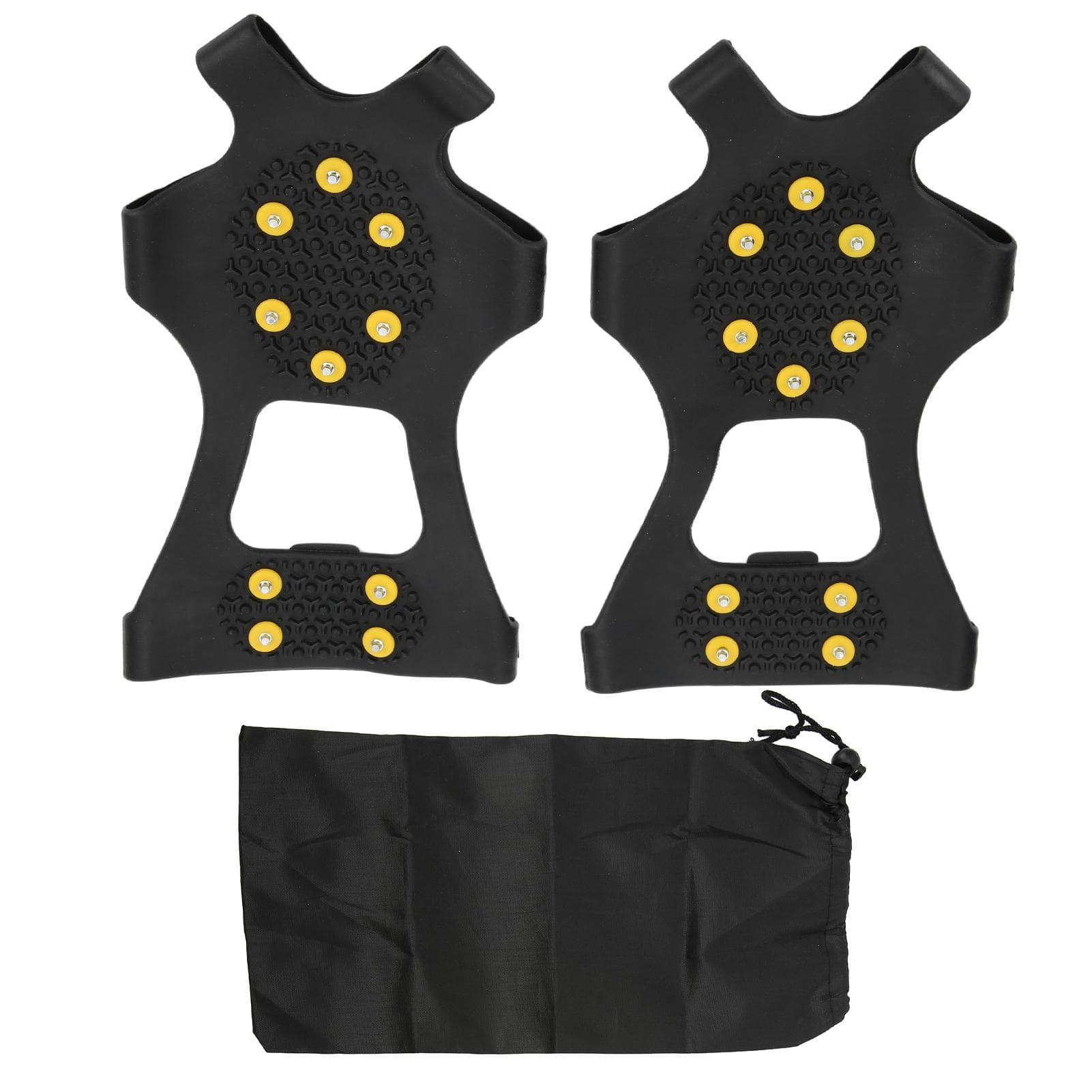 2PCS 10 Teeth Crampons Outdoor Snow Climbing Crampons Anti Slip Shoe Spikes Ice Crampons for L