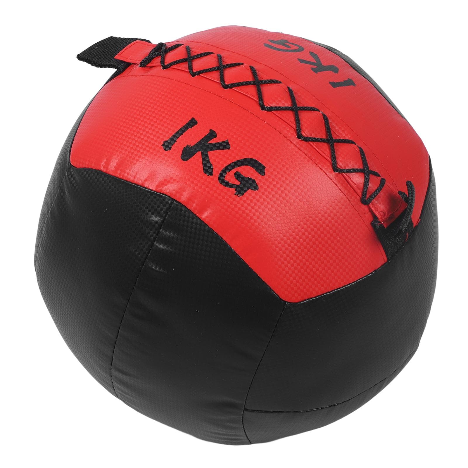 Weighted Wall Ball 2.2lb 1KG PU Leather Soft Exercise Fitness Weight Ball for Strength Stretch
