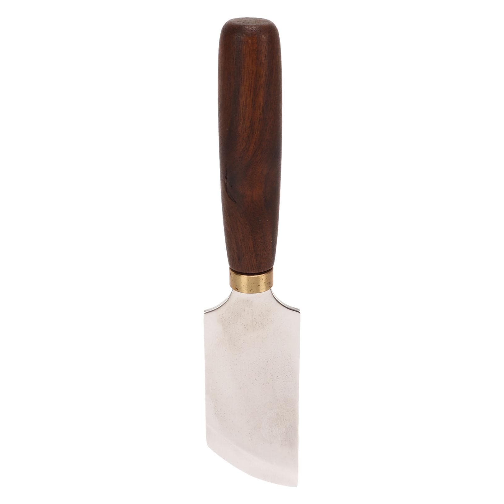 Leather Skiving Knife High Speed Steel Blade Wood Handle DIY Hand Made Leather Cutting Knife Tool