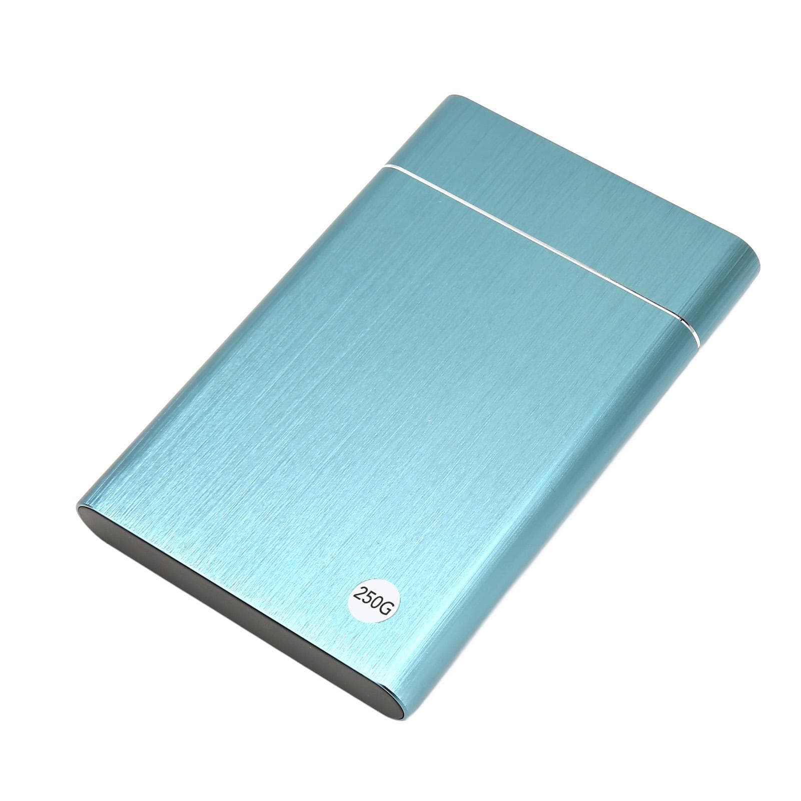 2.5in Ultra Slim Portable External Hard Drive HDD Up to 5Gbps USB 3.0 Interface Mobile Hard Drive 250GB blue