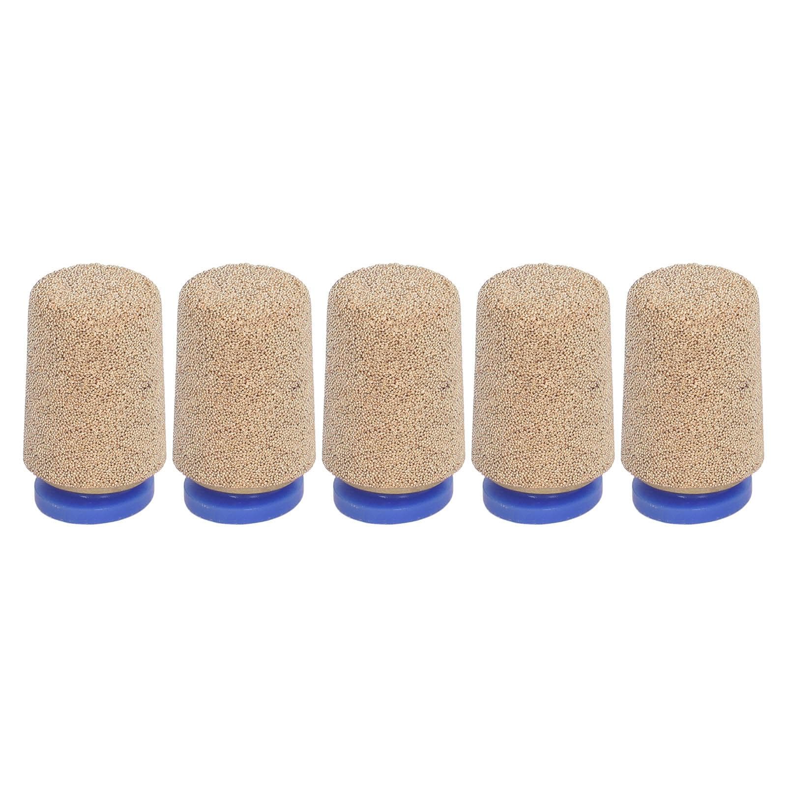 5Pcs Pneumatic Exhaust Muffler Pipe Connection Noise Filter Brass Silencer PSF?8 for Cylinder