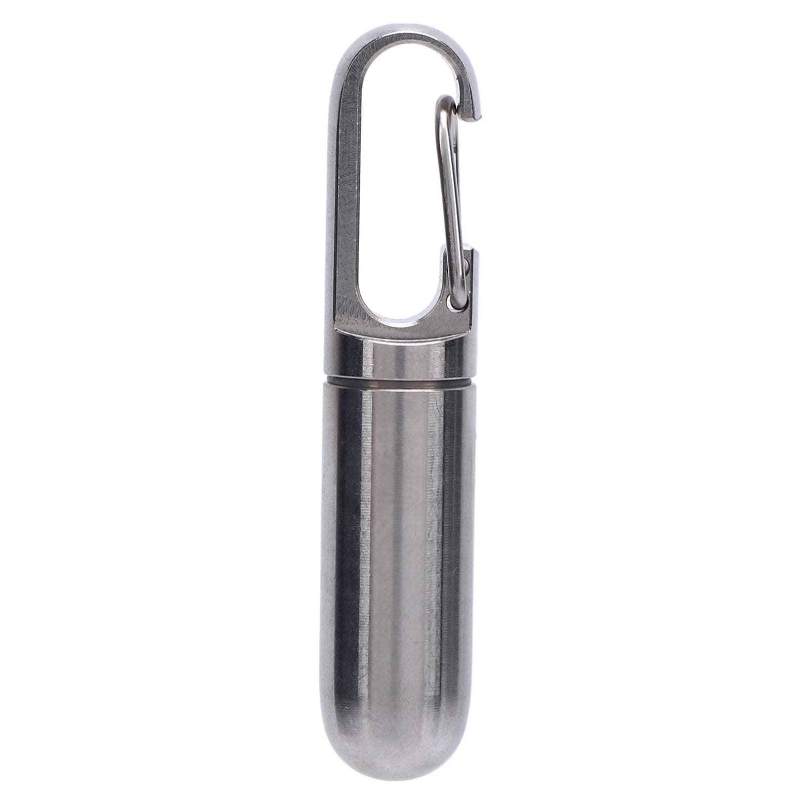 Small Capsule Container Airtight Metal Portable Capsule Holder for Cosmetics Seasoning Outdoor