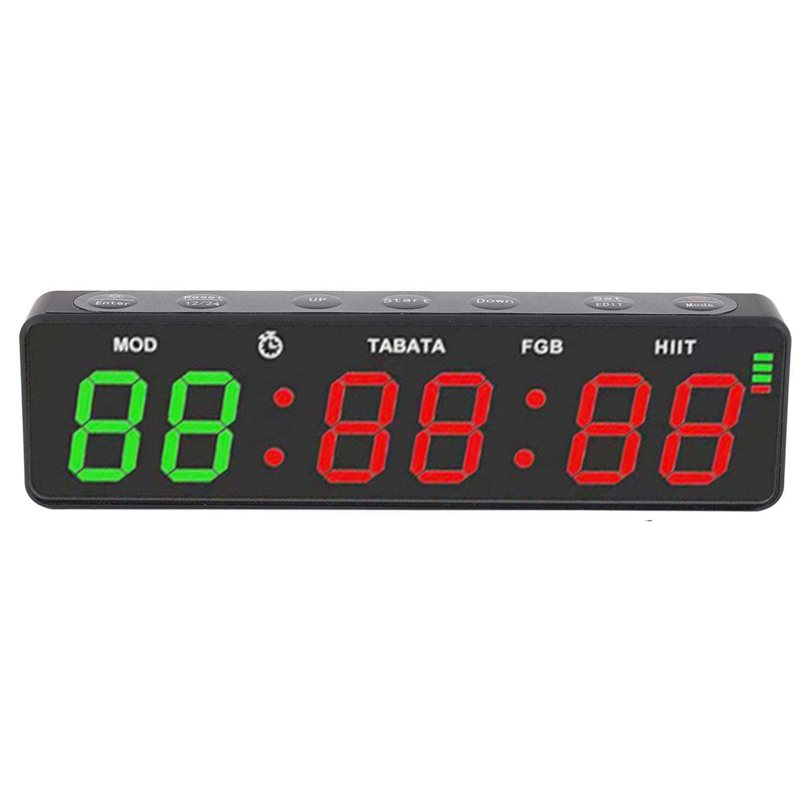 Portable Gym Timer Clock Magnetic Rechargeable Workout Interval Fitness Digital Timer with