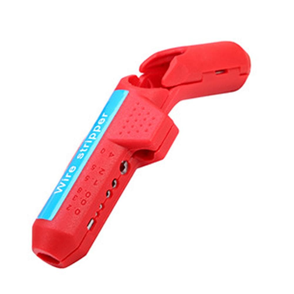 Wire Stripper Cable Crimper Pliers Crimping Tool Cable Stripping Wire Cutter Multi Tools Cut Line red