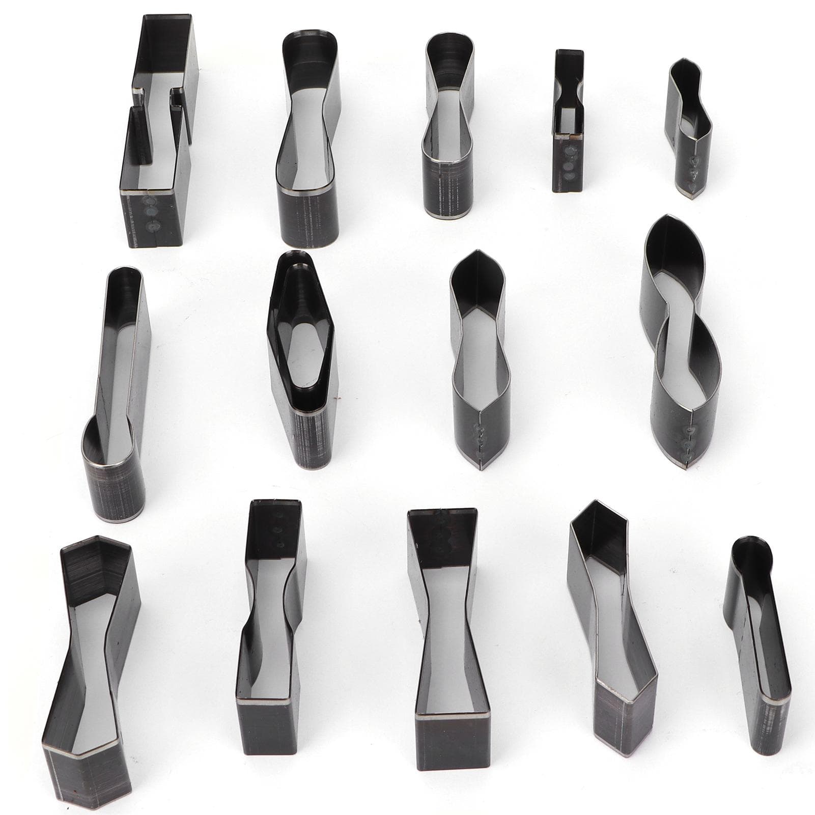 Leather Shape Punch Set Metal Style 1 Hole Hollow Cutter Tool for Crafting B021