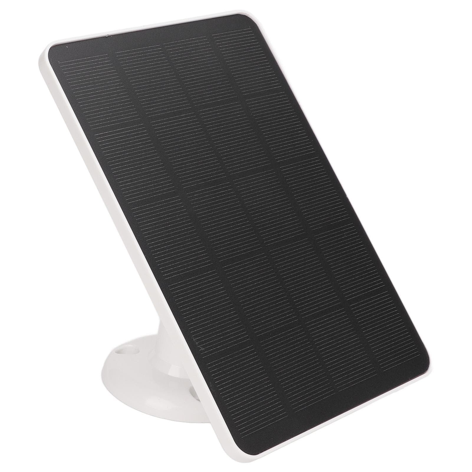 Solar Charging Panel Monocrystalline Silicon 4W 5V with Charging Cable for Outdoor Surveillance