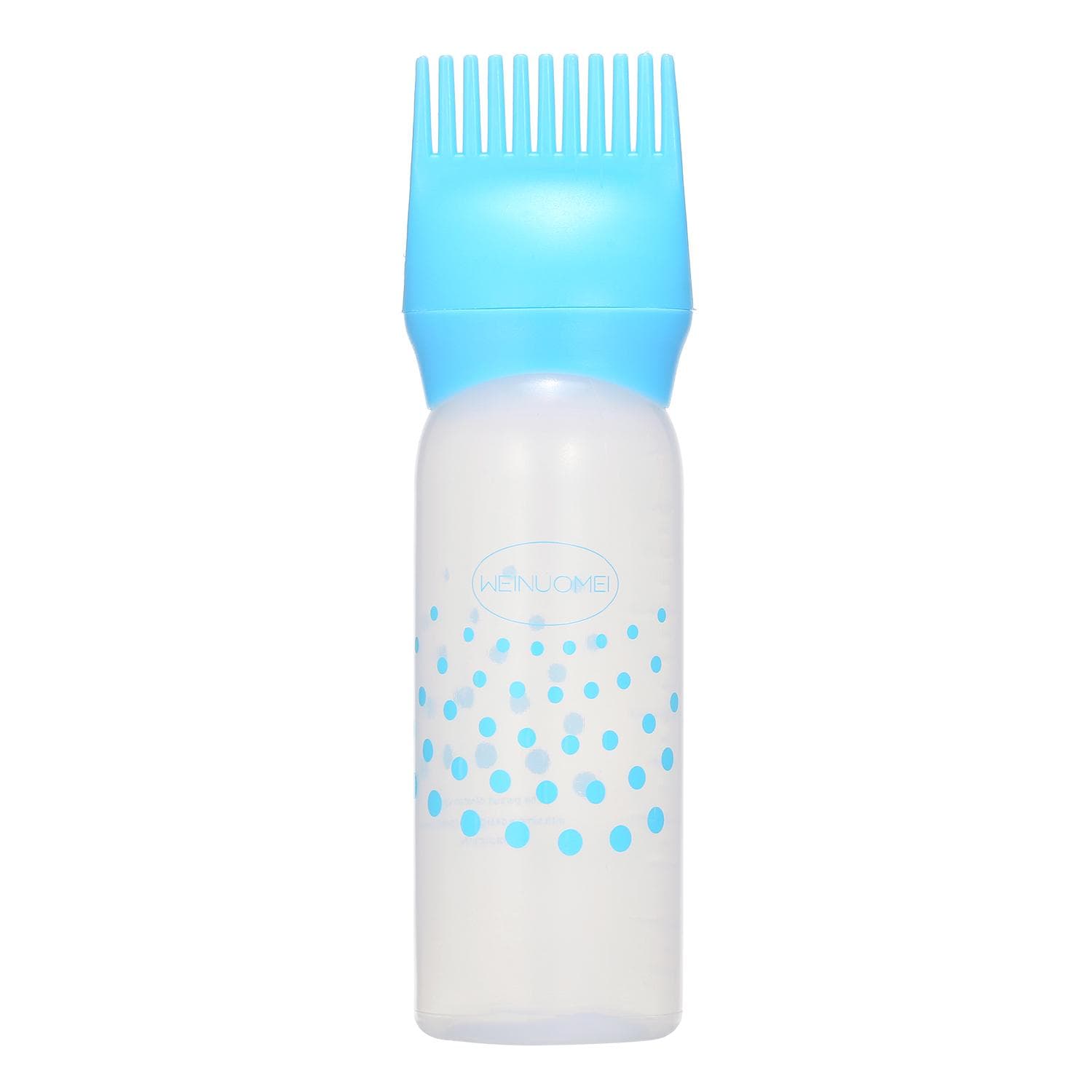 1pc Hair Dyeing Coloring Applicator Bottles Root Comb Applicator Bottle Dispenser with Comb Salon blue