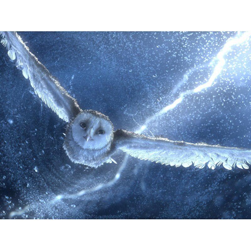Full Round Drill Diamond Embroidery Lightning Owl 5D DIY Diamond Painting Cross Stitch Rhinestone 20X30CM