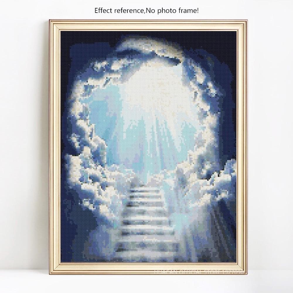 Diamond Painting Full Drill Round Scenery Rhinestones Pictures Diamond Embroidery 20X30