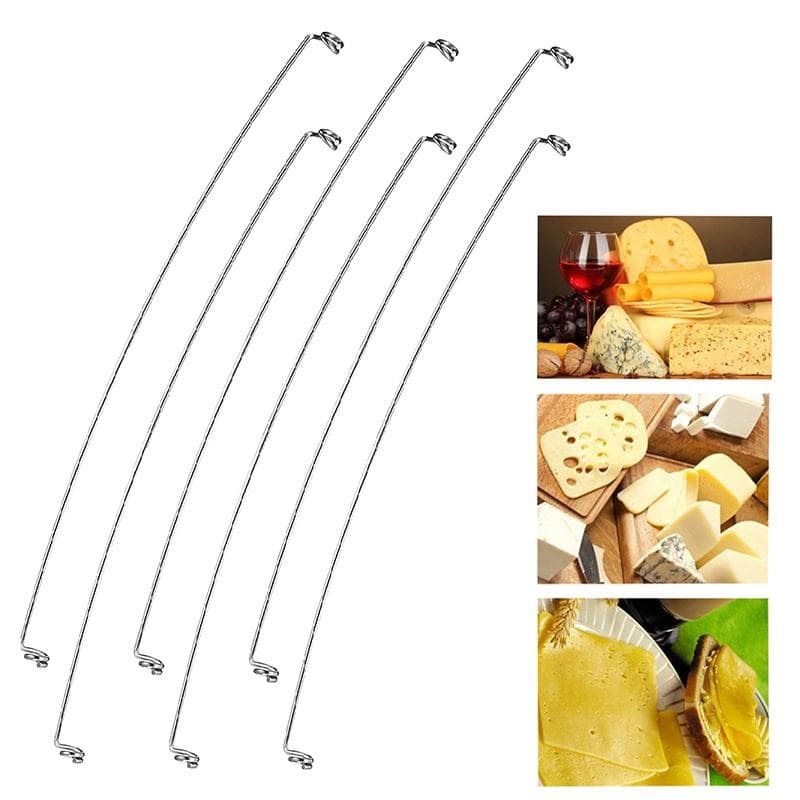 Replacement Cheese Slicer Wires 5.5 Inch Stainless Steel Cheese Cutter Replacement Cheese Wire Pie Slicers For Cut Cheese Meats