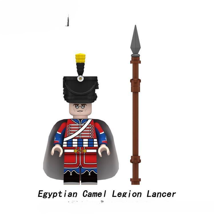 Napoleonic Wars Military Soldiers Building Blocks WW2 Mini Action Figures French British Fusilier Rifles Weapons Toys For Kids