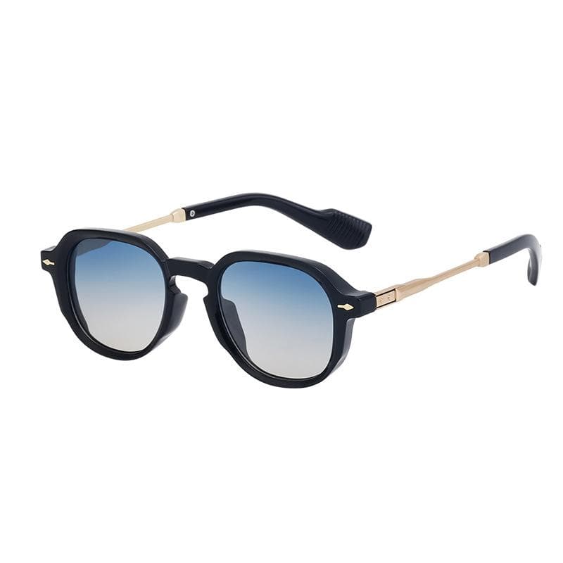 Classic Rivet Pilot Sunglasses Women For Men Vintage Punk Luxury Brand Designer Outdoor Driving Metal Sun Glasses UV400 As the photo