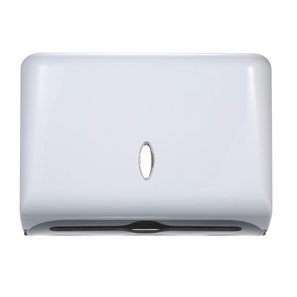 Paper Towel Dispenser Wall Mounted Paper Towel Holder Box Dispenser Bathroom Toilet Tissue white
