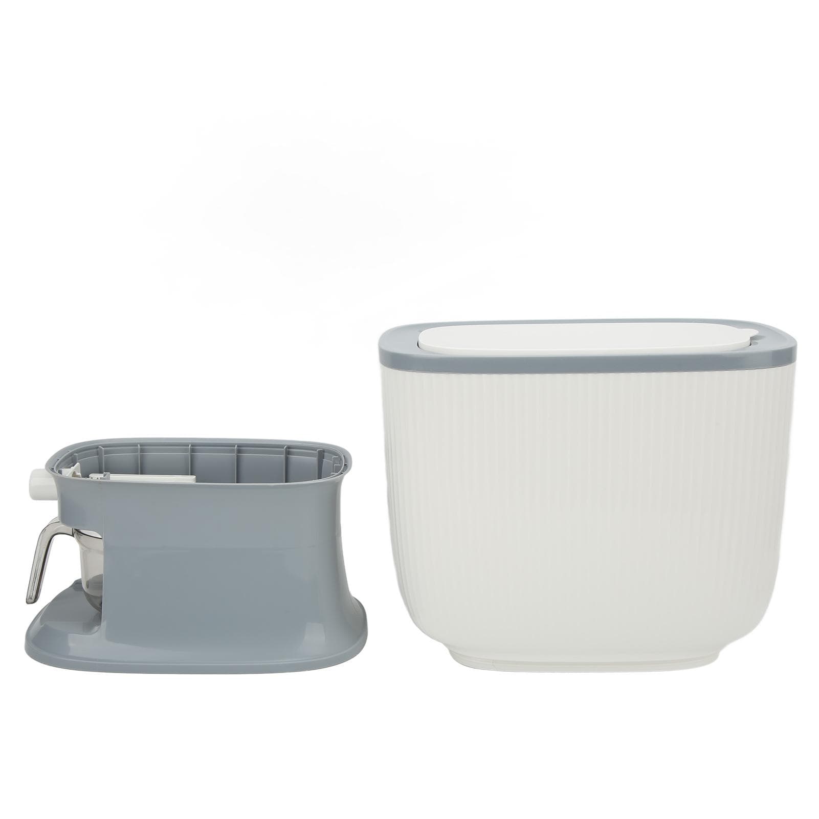 Household Rice Dispenser Large Capacity Automatic Rebound Food Grain Storage Container with Cup