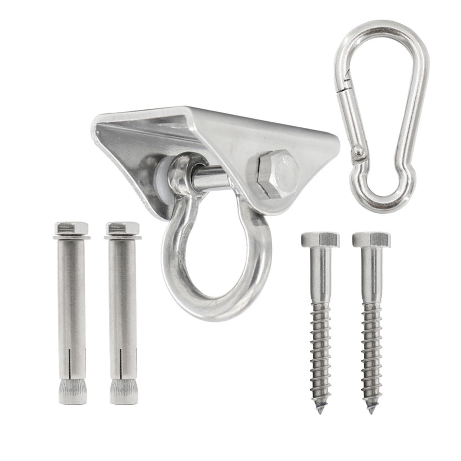 Bow Type Hammock Hanging Kit 304 Stainless Steel Swing Buckle Hook Ceiling Suspension Kit