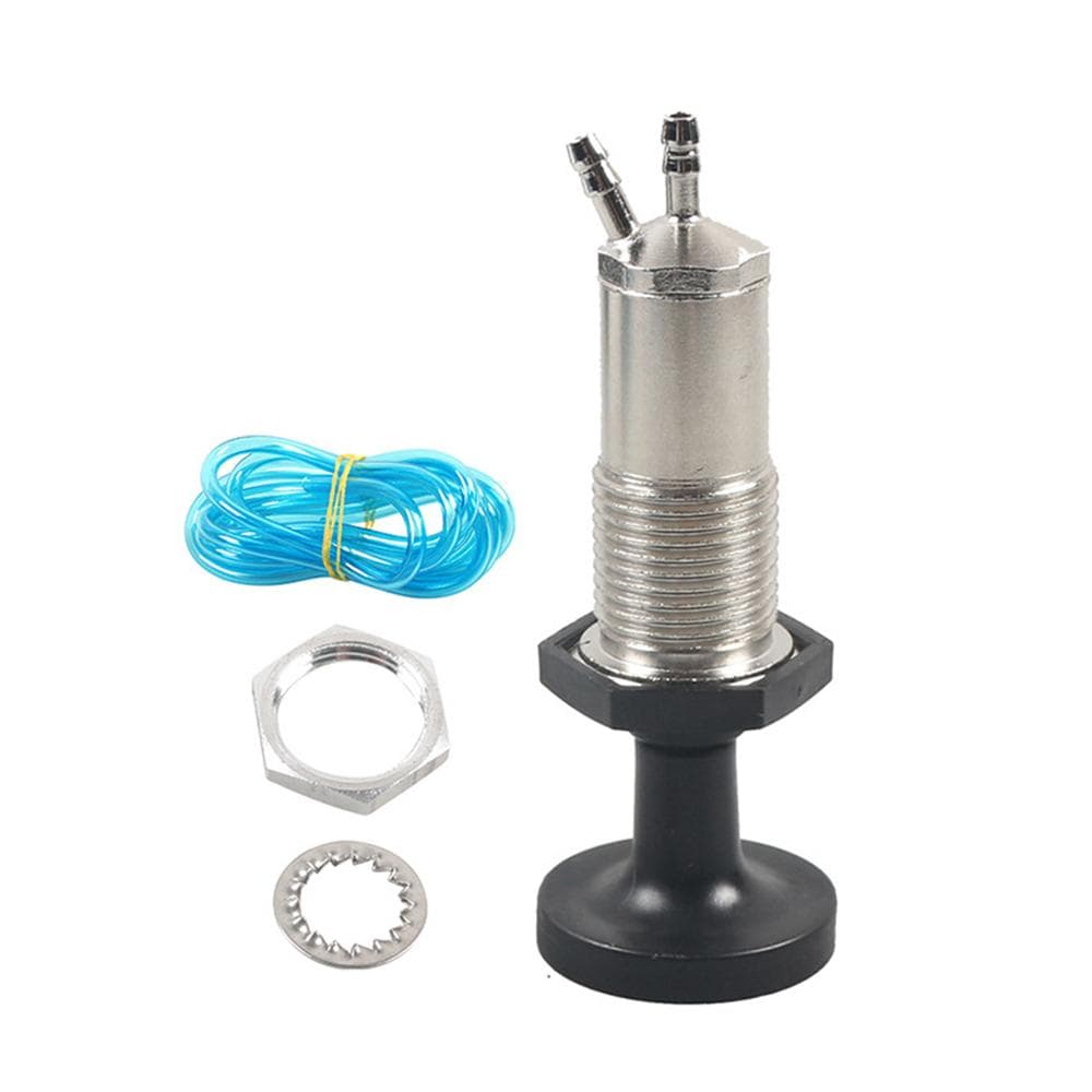 Fuel Primer Plunger Pump Kit Replacement for SkiDoo Snowmobile Cat Polaris Yamaha 414479200, silver