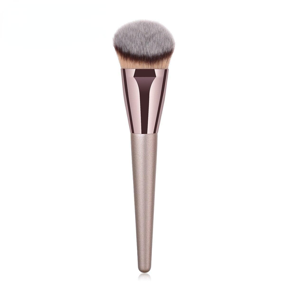 Soft Champagne Makeup Brushes for Women Cosmetic Foundation Powder Blush Eyeshadow Kabuki Blending Make Up Brush Beauty Tools