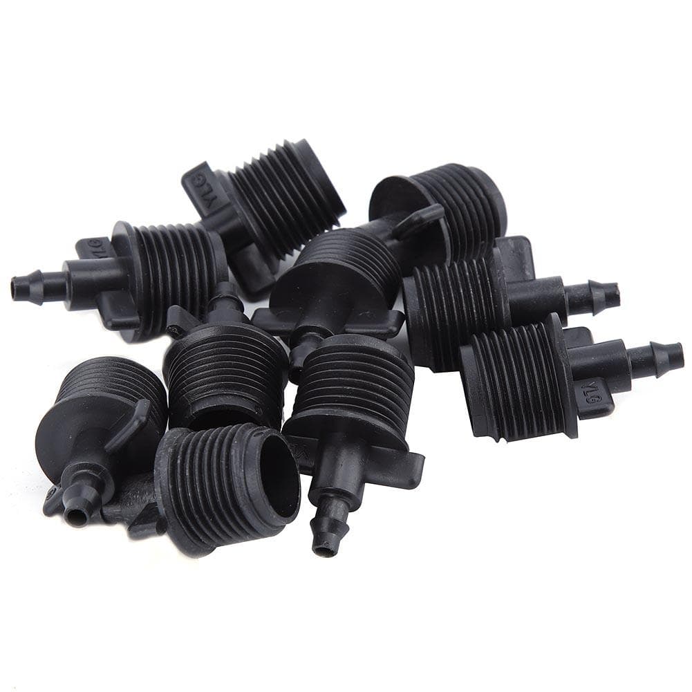 10Pcs 1/2 Barb Tubing Adapter for 4/7mm Drip irrigation Capillary Tubing Hose