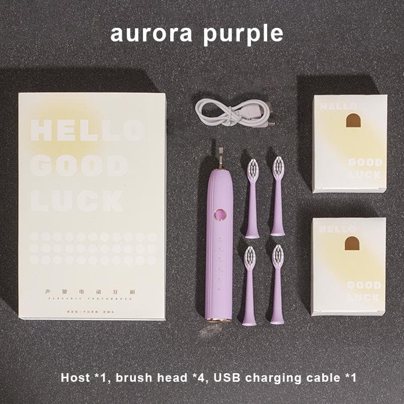 Adult Sonic Electric Toothbrush DuPont Soft Hair Wireless Induction Charging