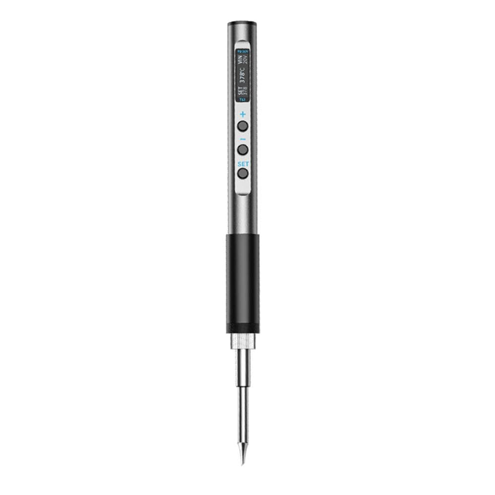 Intelligent Electric Soldering Iron Portable 65W Soldering Station OLED Display Full Metal CNC T12-BC2