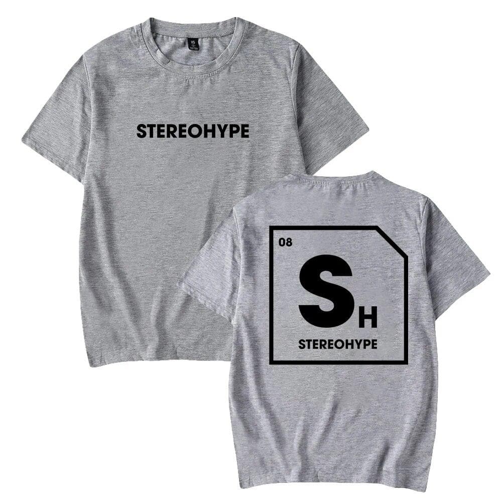 James Hype Stereohype T-shirt Crewneck Short Sleeve Tee Unisex Women's Tshirt Hip Hop Clothes Unisex XL