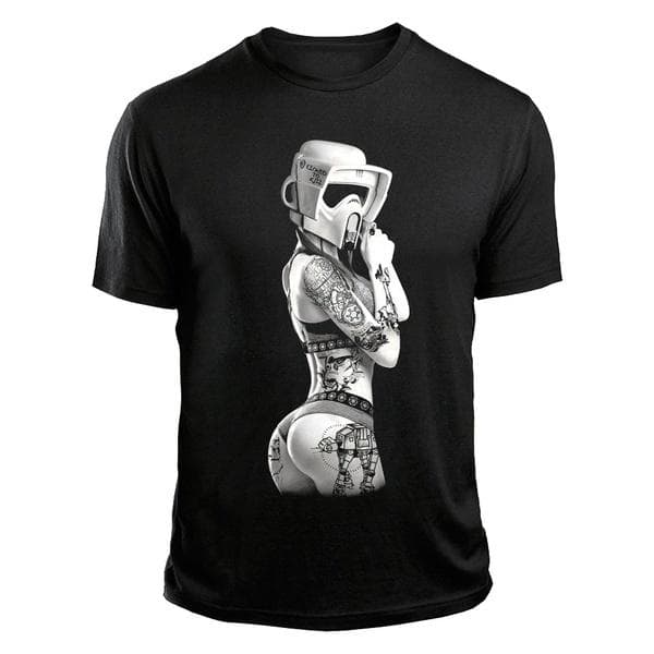 Strom Trooper Tattoo Unisex T-shirt Sexy Girl Ink Wars XXXXL