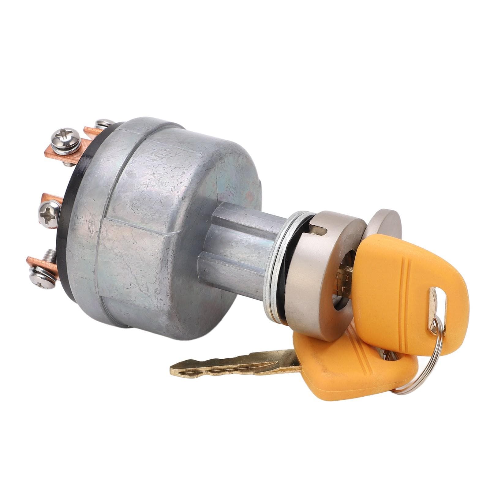 6 Pin Ignition Switch with 2 Keys Excavator Ignition Starter Switch Replacement for Daewoo DH200