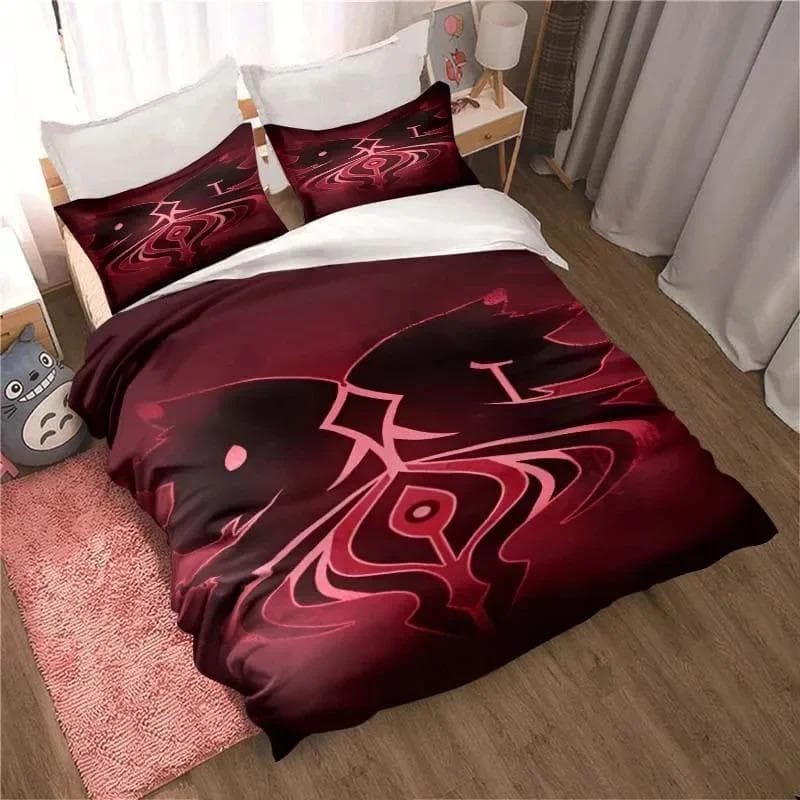 APHMAU Bedding Set Duvet Cover Set Single Double King Size Kawaii Cartoon Aphmau Adult boys Bedroom Duvet Cover and Pillow Case 70x133cm 2pcs