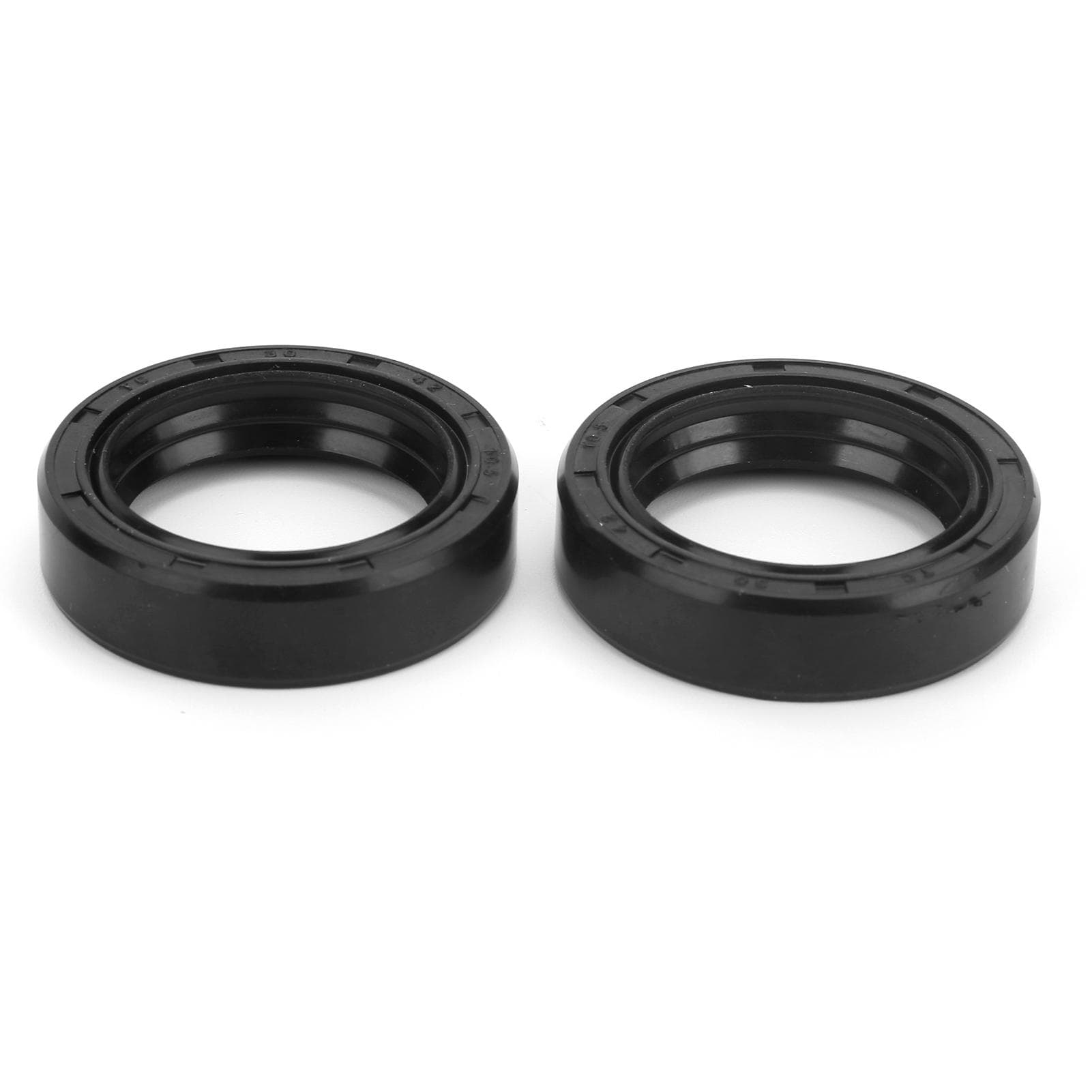 2Pcs Oil Seal Motorcycle Front Fork Damper Absorber Rubber Dust Cover Fit for Haojue 42x30x10.5mm