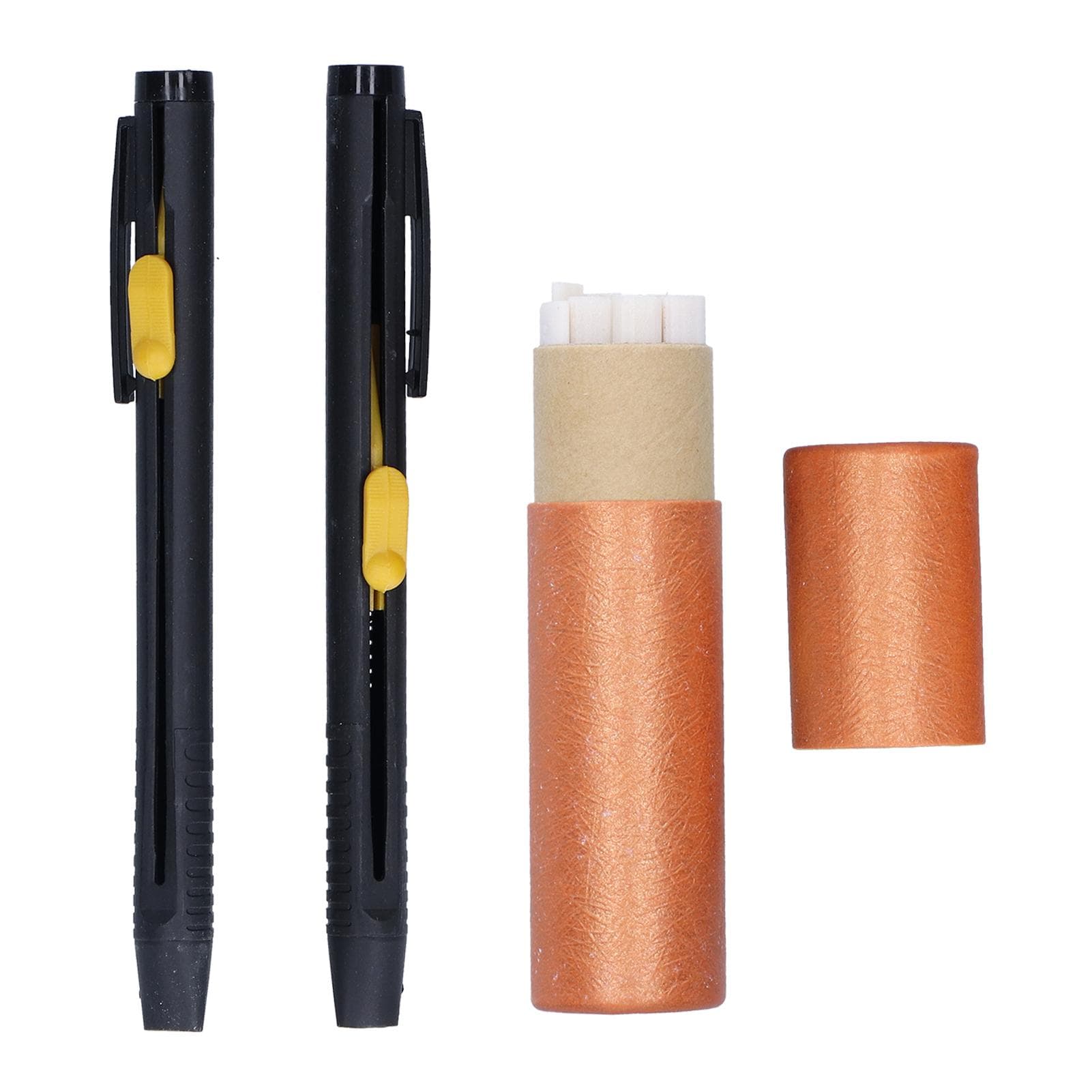 2pcs Sewing Chalk Pencils Sharpening Free Plastic Tailor s Chalk Pencils with Refills for DIY Craft