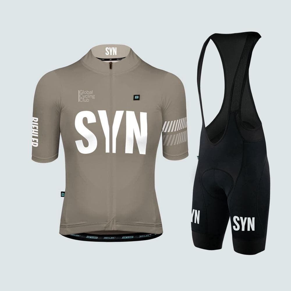 Club Summer 4-color Team Road 2025 Cycling Suit Set Short Sleeve Jersey and Bib Shorts Team Pro Race Bicycle Clothing MTB Wear M