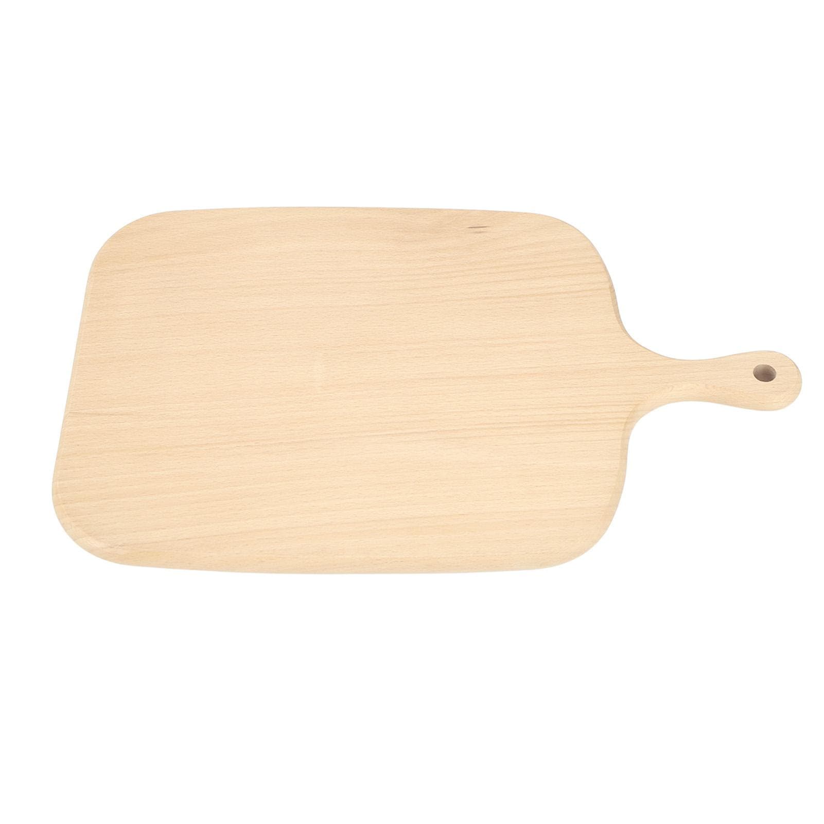 Small Cheese Board Strong Beech Hanging Hole Simple Multi Purpose Wooden Cutting Board for Kitchen S
