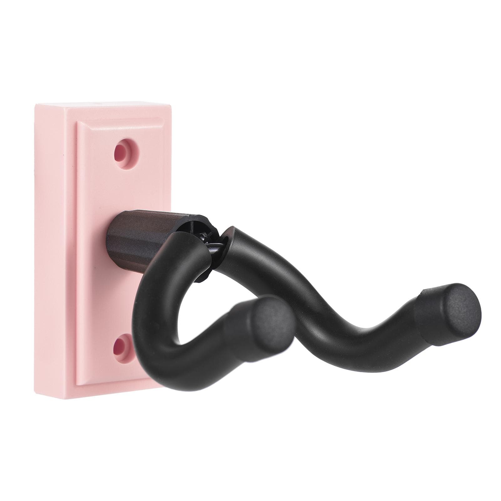 Guitar Wall Mount Hanger Hook Guitar Wall Hook Hanger Solid Sturdy Black Metal Holder Hanger pink