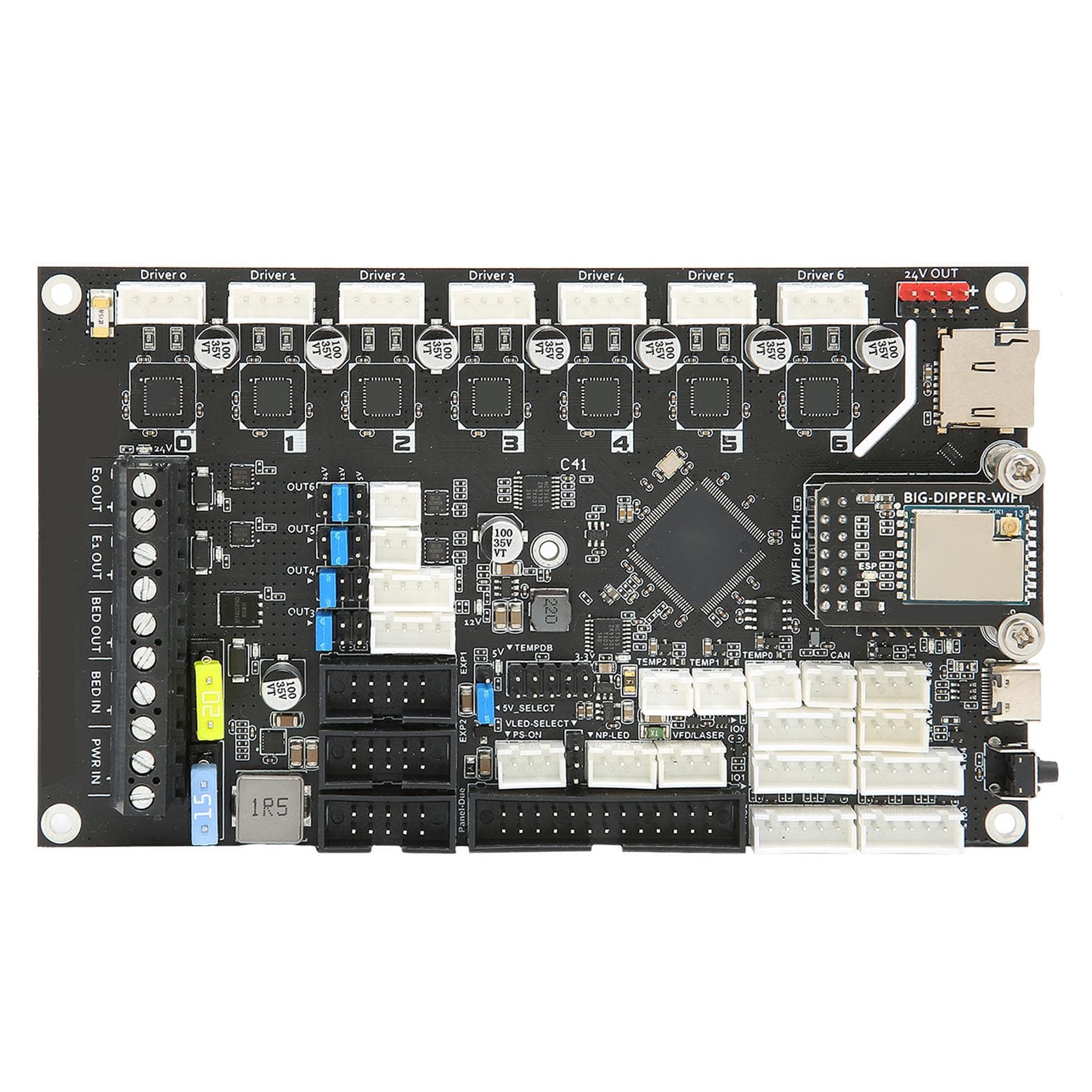 3D Printer Motherboard with 800x480 5iDisplay Screen for VORON 2.4 BIGDIPPER Duet3 Mini5 3D Printer