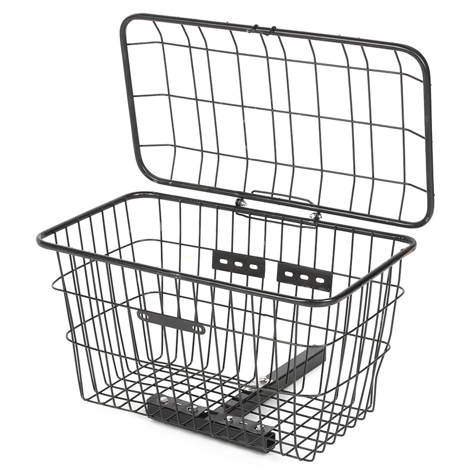 Mobility Scooter Electrombile Bicycle Rear Storage Basket Iron Large Portable Basket Outdoors