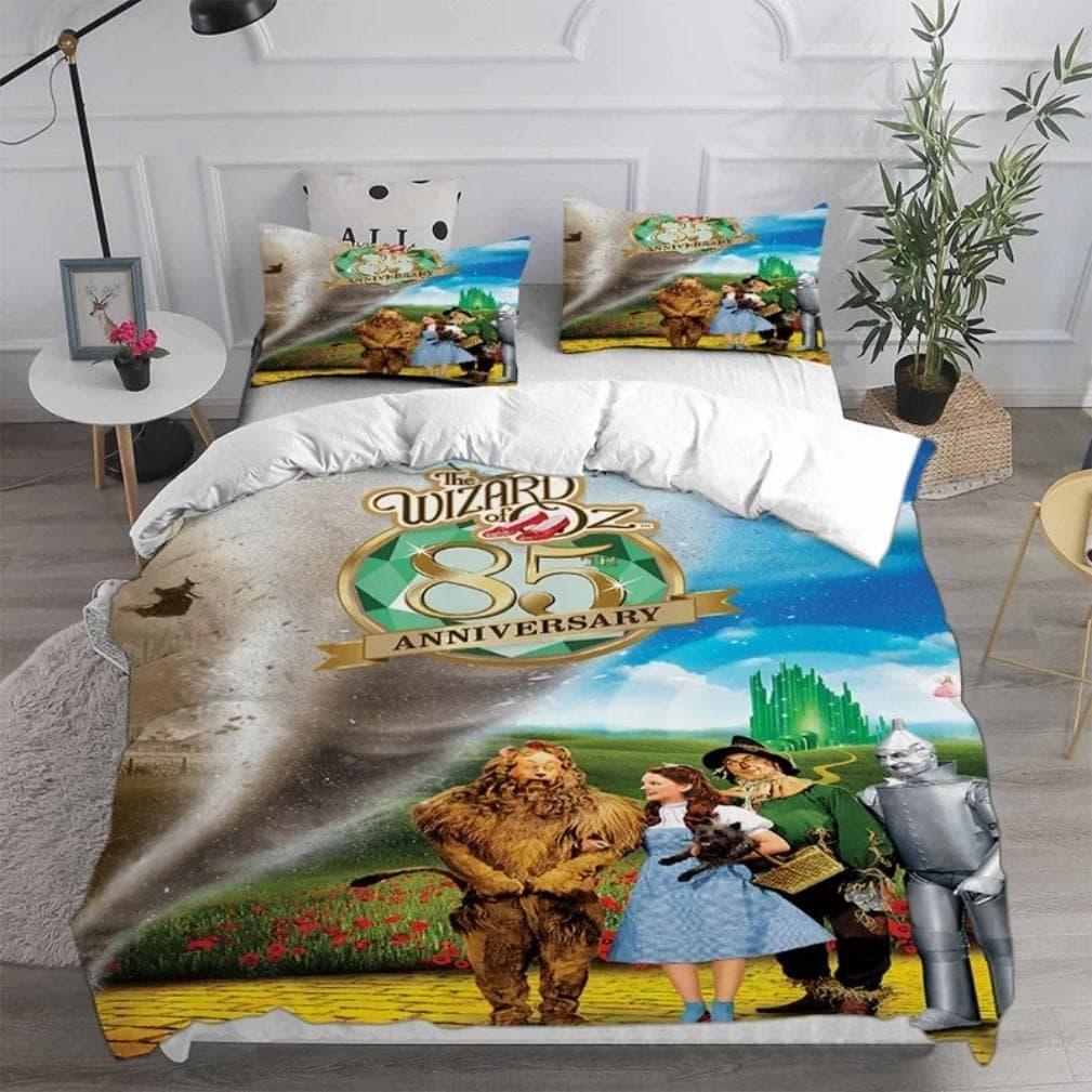 The Wizard of Oz Bedding Sets,Wizard of Oz Duvet Cover,Anime Quilt Bed Cover Duvet Cover Pillow Case 2-3 Pieces Sets Kids Adult 135x200cm 2pcs