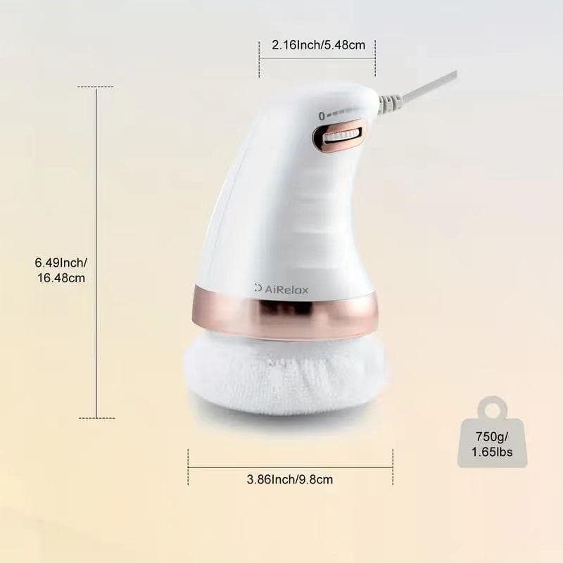 Multifunctional Cloth Cover Fat Push Machine, Fat Rejection Machine, Handheld Body Sculpting Massager, Neck Waist Shoulder Massager white
