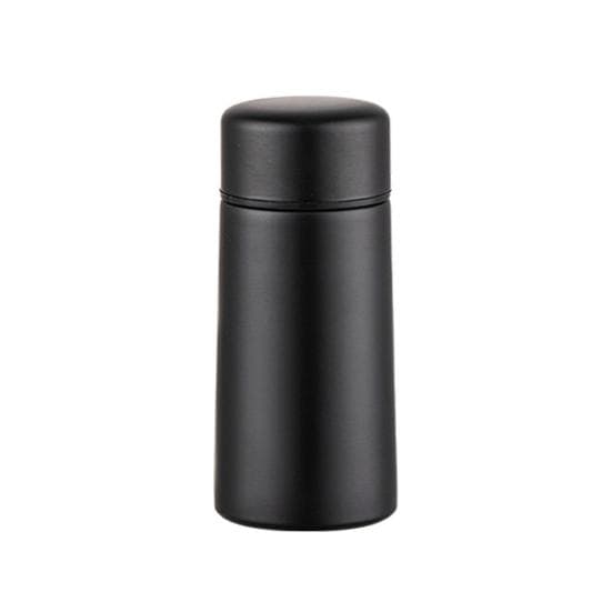 Mini Portable Pocket Cup Stainless Steel Vacuum Cup Double-Wall Insulated Coffee Bottle S black