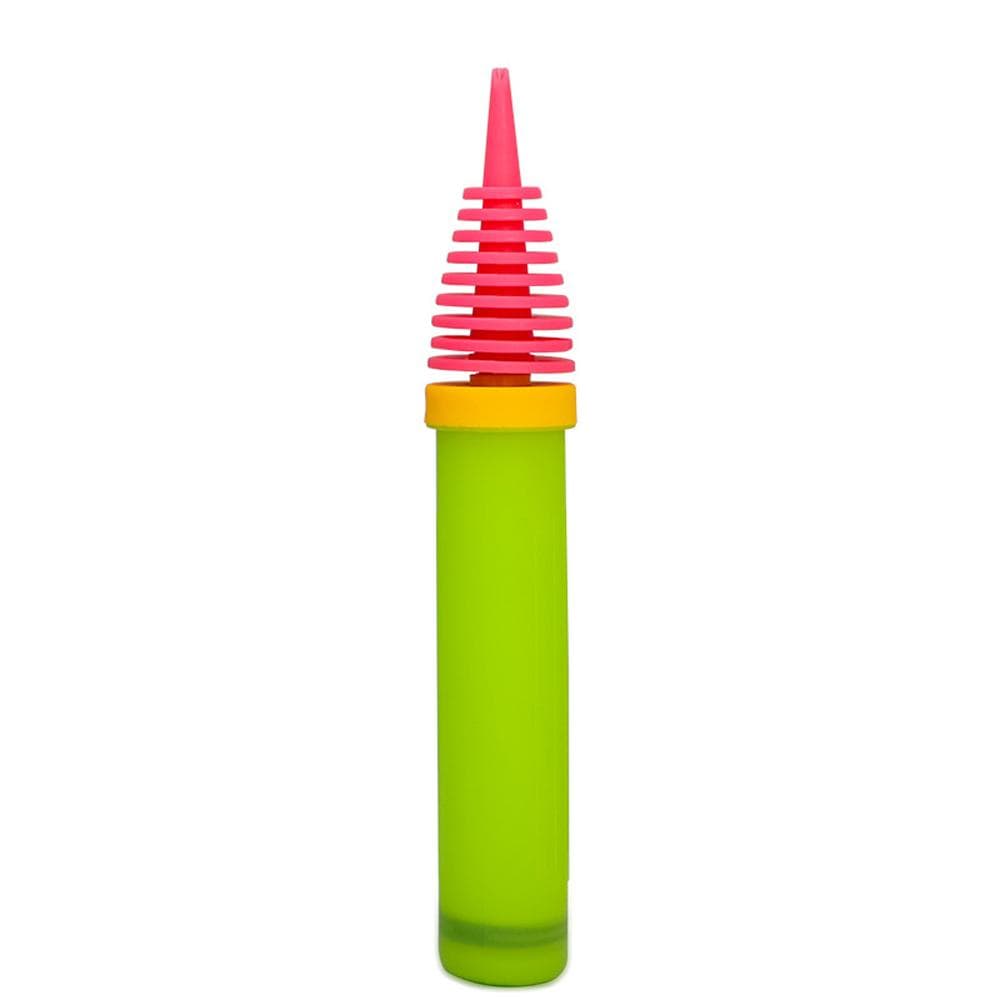Balloon Pump Handheld Two-Way Dual Action Air Pump Portable Manual Balloon Inflator Pump pink/green