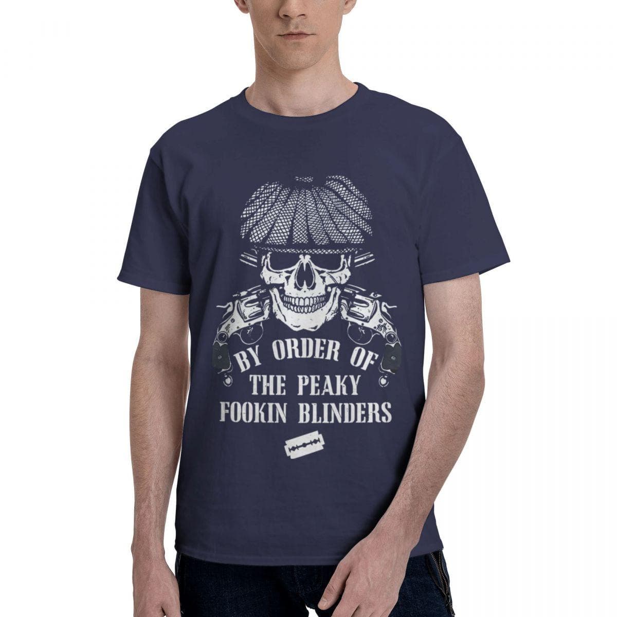 Peaky Fookin Blinders 100 Cotton Casual Breathable Confortable Anime Funny Ugus TShirts T Shirt Men S
