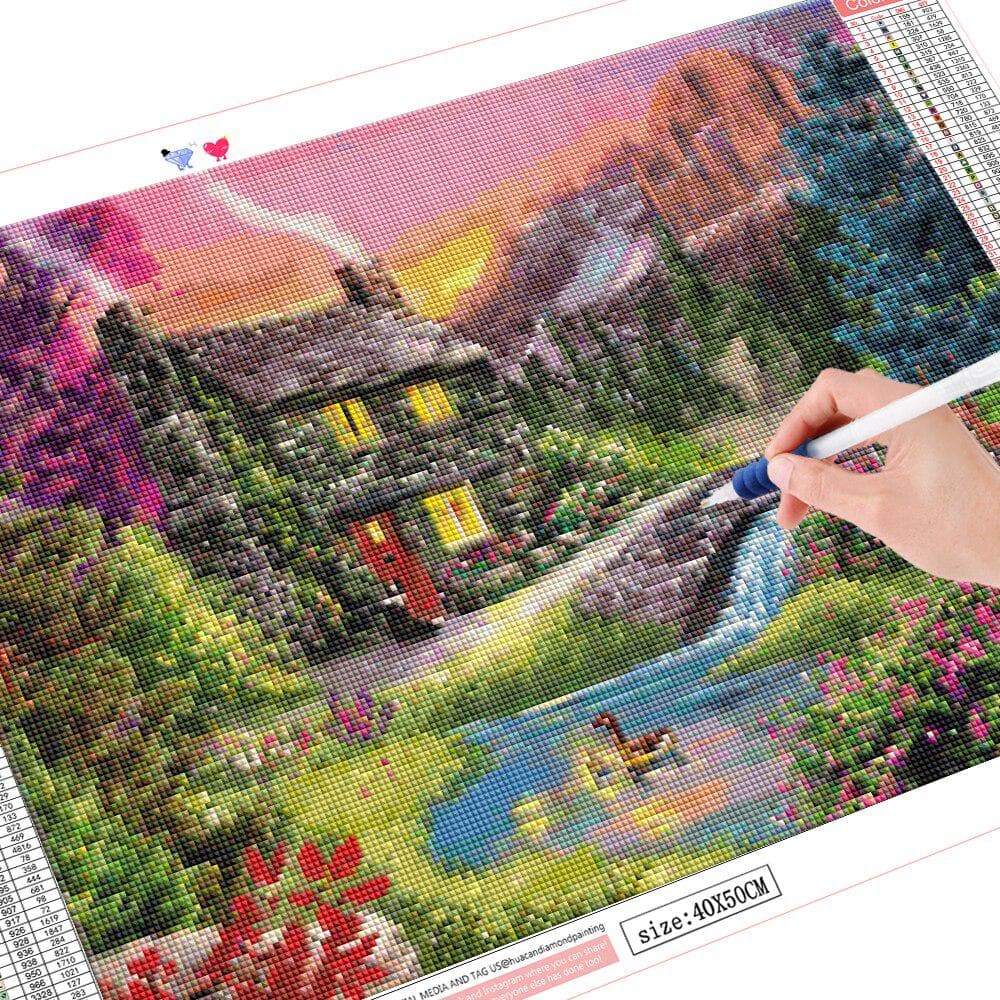 5D Diamond Painting Landscape Full Square Drill Picture Of Rhinestones Diamond Embroidery 20X30CM