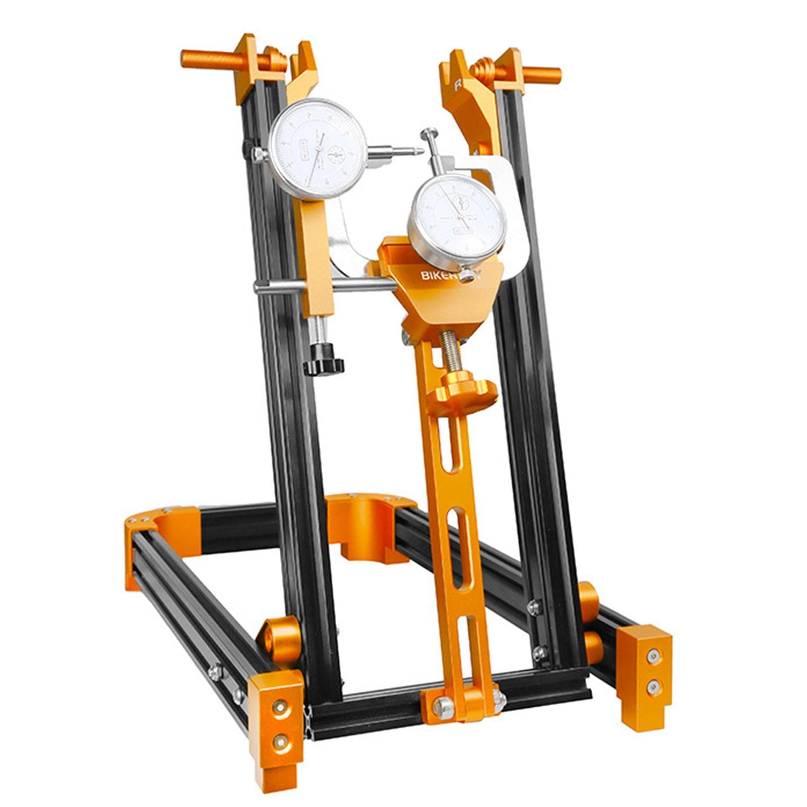 Professional Bicycle Wheel Tuning Stand Bicycle Adjustment Rims Road Bike Wheel Set Bicycle Repair Without calibration gauge gold