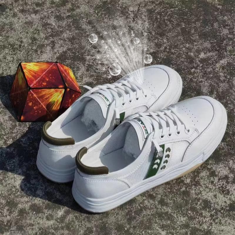 Genuine Leather Small White Shoes Women's Spring New Flat Slip-on Slip-on Shoes Casual Sneakers Sneakers 40