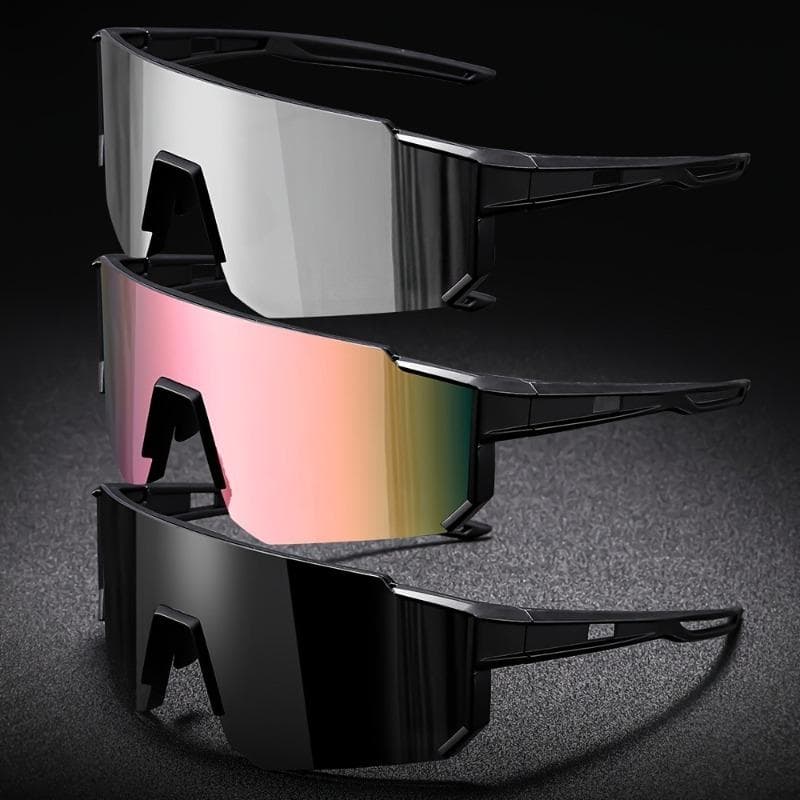 3pcs Unisex Fashion Glasses Comfortable Fit Scratch Resistant for Casual Sports