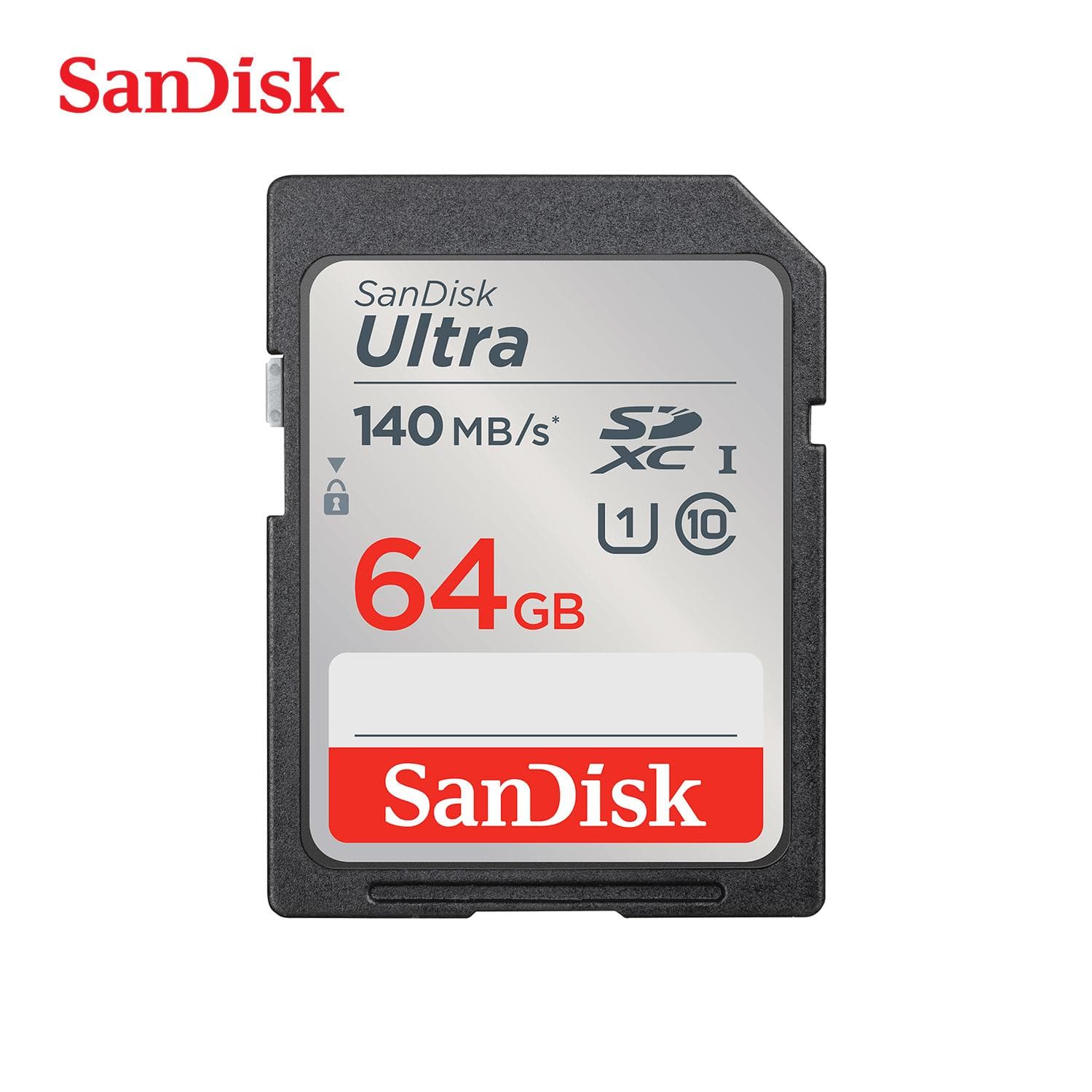SanDisk 128GB Ultra SD Card SDHC UHS-I card and SDXC Memory card 32GB 64GB 256GB 512GB Original SD Card for Camera Up to 120-150Mb/s Flash Card 【64GB】