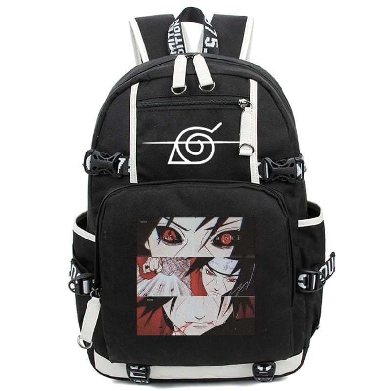 Anime Backpack Schoolbag Teenagers Akatsuki Itachi Sharingan Cosplay Boys Girls Laptop Bags Travel Rucksack