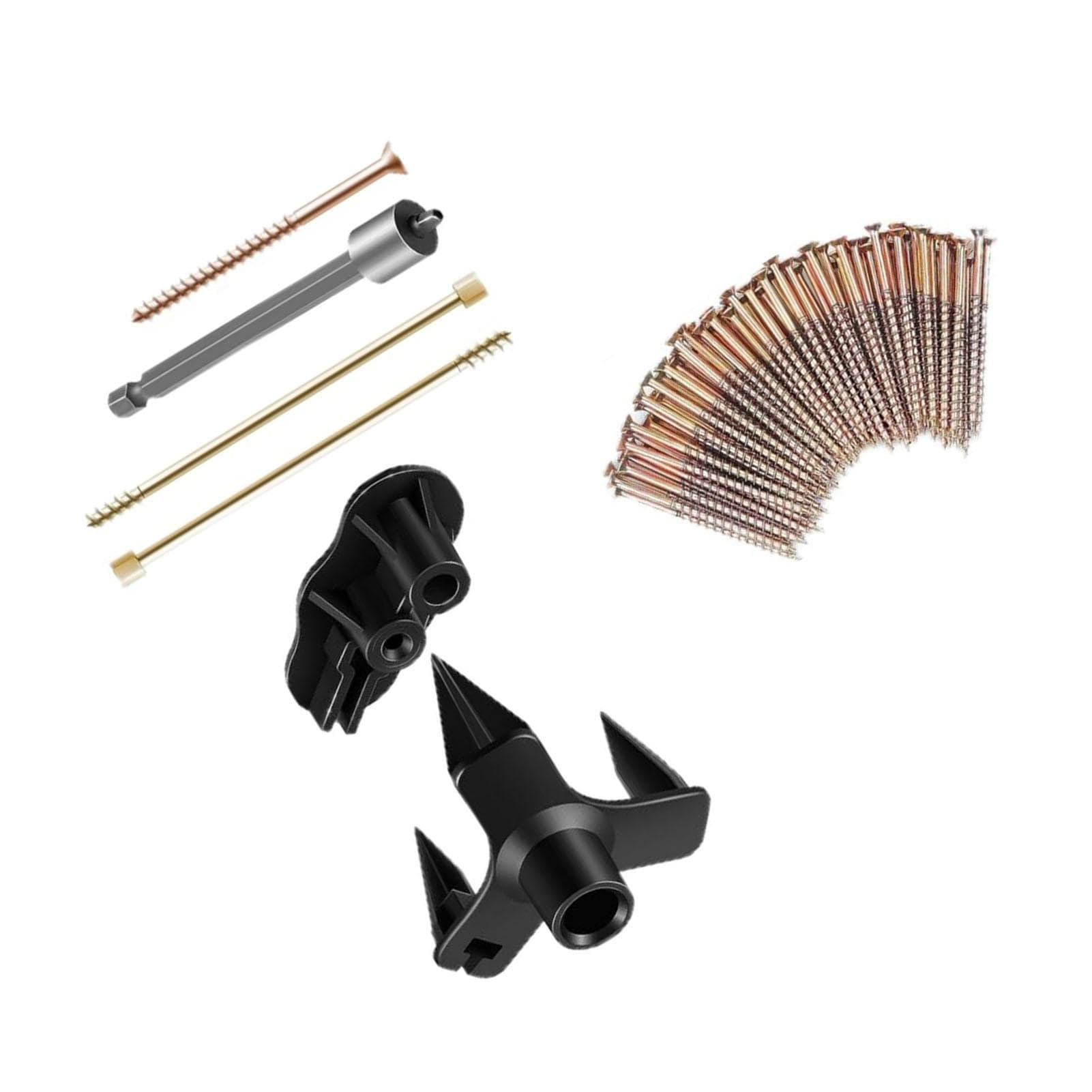 Floor Repair Kit Wood Under Carpet Squeak No More Woodworking Project Supplies with 5 Tools 50